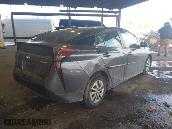 2018 Toyota Prius Two with VIN JTDKARFU3J3054803, listed as a IAAI auction lot 41442350 with 61,989 mi miles. Bid and sale history available at carsss.com. Image 4.