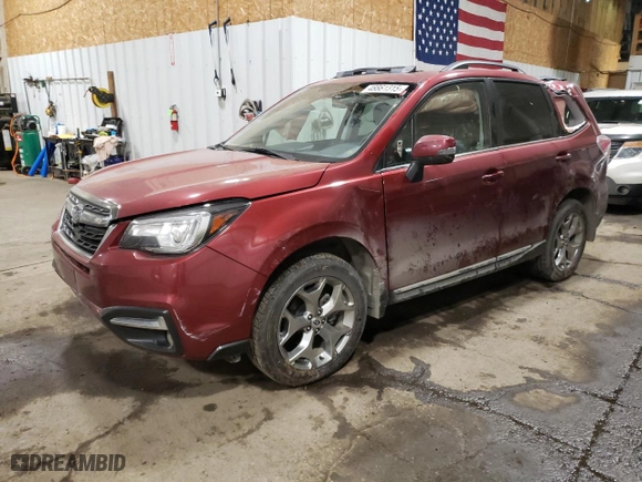2018 Subaru Forester Touring with VIN JF2SJAWC9JH609122, listed as a Copart auction lot 48861315 with 50,957 mi miles and Salvage Title. Bid and sale history available at carsss.com. Image 1.