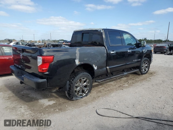 2016 Nissan Titan Platinum Reserve z VIN 1N6BA1F25GN508897, wystawiony jako Copart lot #55090755 z przebiegiem 175 850 mil mil oraz Czysty tytuł • Clean title. Historia ofert i sprzedaży dostępna na DreamBid. Obrazek 3.