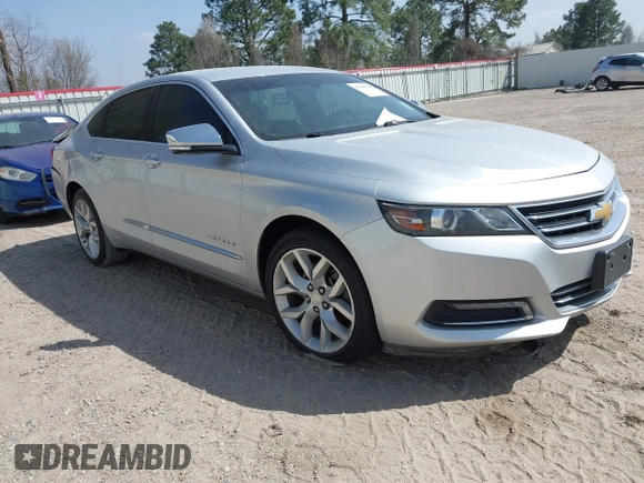 2019 Chevrolet Impala Premier with VIN 1G1105S38KU104068, listed as a IAAI auction lot 41780641 with 96,921 mi miles and . Bid and sale history available at DreamBid. Image 1.