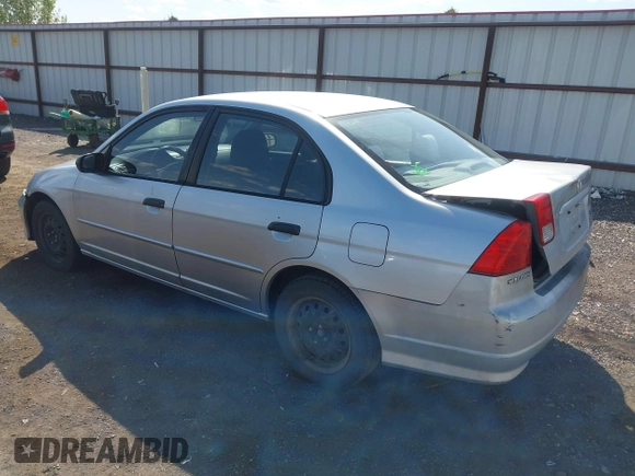 2005 Honda Civic LX with VIN 2HGES16575H537655, listed as a IAAI auction lot 42087479 with 189,307 mi miles and . Bid and sale history available at DreamBid. Image 3.