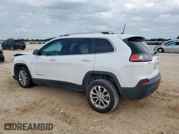 2019 Jeep Cherokee Latitude with VIN 1C4PJLCB2KD307482, listed as a Copart auction lot 59474485 with 69,628 mi miles and Salvage title. Bid and sale history available at DreamBid. Image 2.
