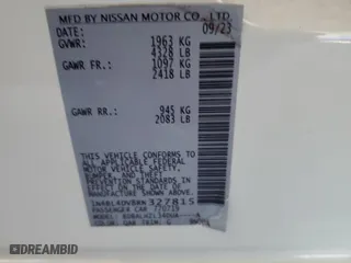 2024 Nissan Altima 2.5 SV with VIN 1N4BL4DV8RN327815, listed as a Copart auction lot 76312154 with 9,268 mi miles and Salvage Title. Bid and sale history available at carsss.com. Image 12.