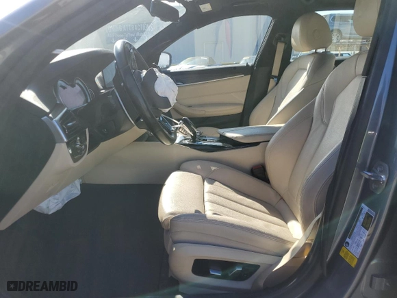 2017 BMW 5 Series 530i with VIN WBAJA5C37HG894017, listed as a Copart auction lot 46874095 with 128,150 mi miles and Salvage Title. Bid and sale history available at carsss.com. Image 7.
