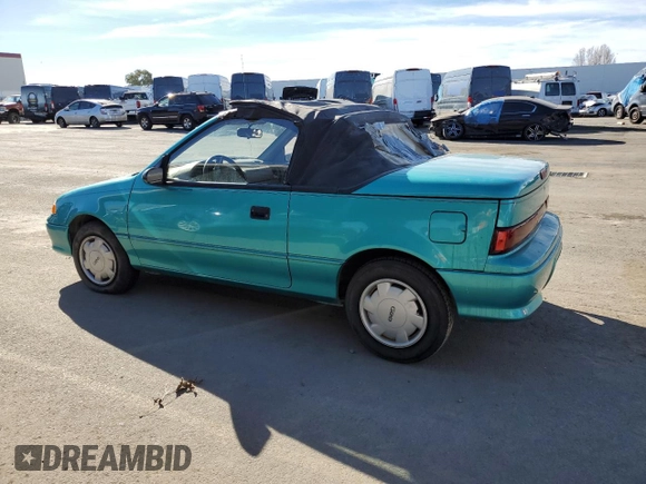1993 Geo Metro z VIN JG1MR3367PK201491, wystawiony jako Copart lot #41543565 z przebiegiem 61 829 mil mil oraz Tytuł czysty. Historia ofert i sprzedaży dostępna na DreamBid. Obrazek 2.