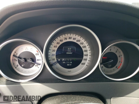 2013 Mercedes-Benz C 300 Sport z VIN WDDGF8AB9DR301692, wystawiony jako Copart lot #54919645 z przebiegiem 58 482 mil mil oraz Szkoda całkowita • Salvage title. Historia ofert i sprzedaży dostępna na DreamBid. Obrazek 9.