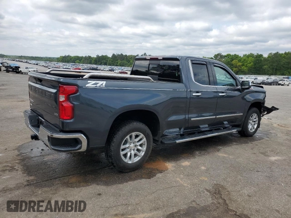 2019 Chevrolet Silverado 1500 LTZ with VIN 1GCRYGED4KZ177685, listed as a Copart auction lot 52803145 with 23,049 mi miles and Salvage Title. Bid and sale history available at DreamBid. Image 3.