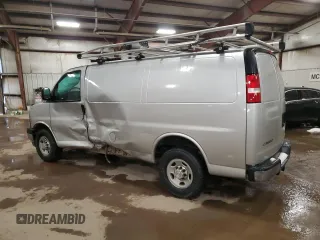 2019 Chevrolet Express Cargo Van with VIN 1GCWGAFG1K1330033, listed as a Copart auction lot 83733644 with 133,362 mi miles and Non Repairable. Bid and sale history available at carsss.com. Image 2.
