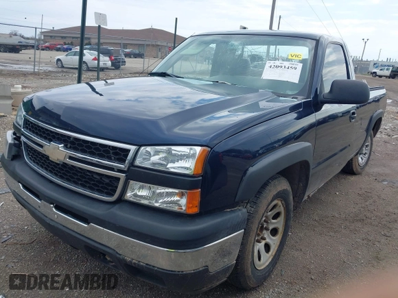 2006 Chevrolet Silverado 1500 Work Truck with VIN 3GCEC14X66G273992, listed as a IAAI auction lot 42093459 with 78,379 mi miles. Bid and sale history available at carsss.com. Image 16.