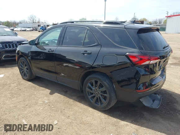 2023 Chevrolet Equinox RS z VIN 3GNAXMEG5PL107594, wystawiony jako IAAI lot #42093279 z przebiegiem 59 663 mil mil oraz . Historia ofert i sprzedaży dostępna na DreamBid. Obrazek 3.