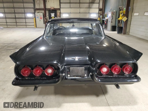 1960 Ford Thunderbird with VIN 0Y71Y188635, listed as a Copart auction lot 49905725 with 1,414 mi miles and Salvage Title. Bid and sale history available at DreamBid. Image 6.