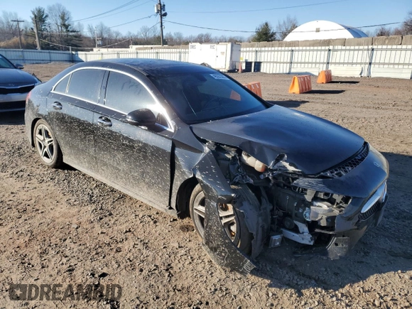 2021 Mercedes-Benz A 220 with VIN W1K3G4FB5MJ293313, listed as a Copart auction lot 46262365 with 34,971 mi miles and Salvage title. Bid and sale history available at DreamBid. Image 4.
