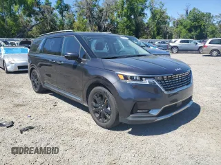 2023 Kia Carnival SX with VIN KNDNE5H39P6269124, listed as a Copart auction lot 49435825 with 22,107 mi miles and Salvage Title. Bid and sale history available at carsss.com. Image 4.