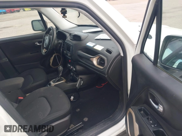 2017 Jeep Renegade Sport with VIN ZACCJBAB6HPE76894, listed as a IAAI auction lot 42106358 with 61,873 mi miles and . Bid and sale history available at carsss.com. Image 5.