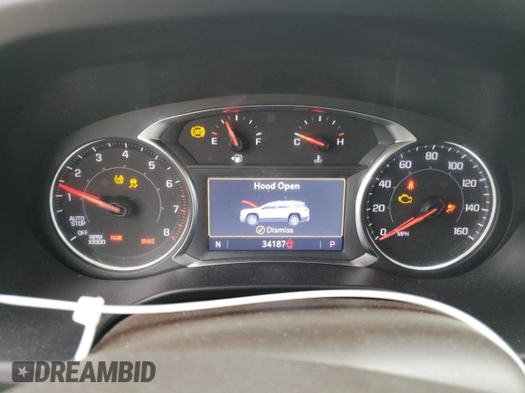 2023 GMC Acadia SLT with VIN 1GKKNML45PZ135436, listed as a Copart auction lot 44863365 with 34,187 mi miles and Salvage Title. Bid and sale history available at DreamBid. Image 9.