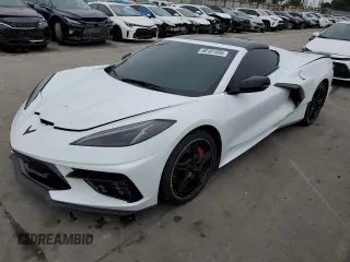 2020 Chevrolet Corvette 3LT z VIN 1G1Y82D47L5106143, wystawiony jako Copart lot #60161495 z przebiegiem 23 286 mil mil oraz Szkoda całkowita • Salvage title. Historia ofert i sprzedaży dostępna na DreamBid. Obrazek 1.