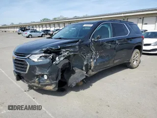 2019 Chevrolet Traverse LT Cloth z VIN 1GNEVGKW9KJ236121, wystawiony jako Copart lot #53663955 z przebiegiem 126 332 mil mil oraz Szkoda całkowita • Salvage title. Historia ofert i sprzedaży dostępna na DreamBid. Obrazek 1.