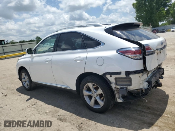 2013 Lexus RX 350 with VIN 2T2BK1BA0DC183020, listed as a Copart auction lot 60892205 with 227,851 mi miles and Salvage title. Bid and sale history available at DreamBid. Image 2.