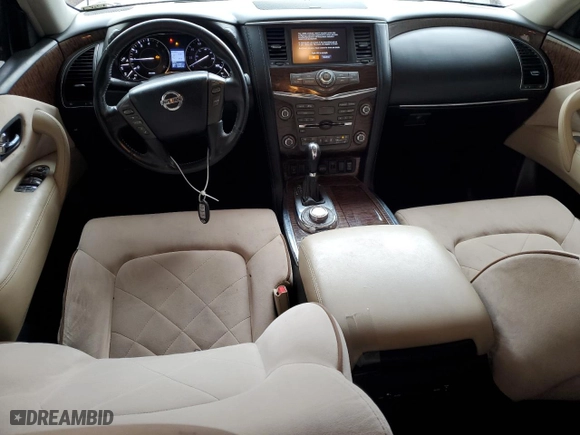 2018 Nissan Armada SL with VIN JN8AY2NCXJ9551100, listed as a Copart auction lot 87739875 with NaN miles and Salvage Title. Bid and sale history available at carsss.com. Image 8.