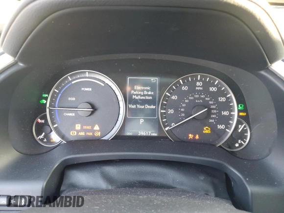 2021 Lexus RX 450h with VIN 2T2HGMDA5MC067791, listed as a Copart auction lot 52350105 with 39,617 mi miles and Salvage Title. Bid and sale history available at DreamBid. Image 9.