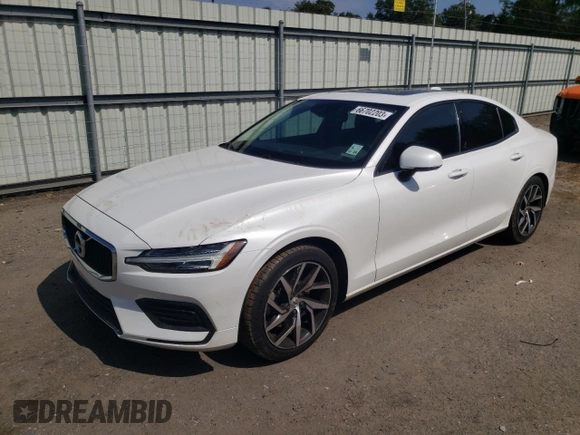 2019 Volvo S60 Momentum with VIN 7JR102FK1KG013618, listed as a Copart auction lot 66702203 with 93,451 mi miles. Bid and sale history available at carsss.com. Image 1.