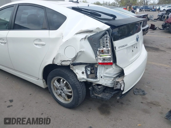 2011 Toyota Prius I with VIN JTDKN3DU1B5327022, listed as a IAAI auction lot 42023631 with 255,638 mi miles and . Bid and sale history available at DreamBid. Image 6.