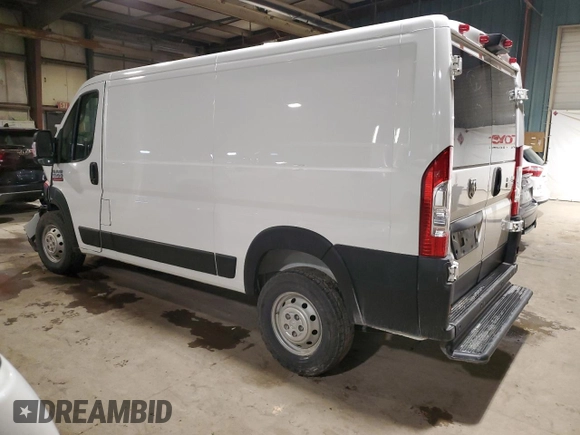 2020 Ram ProMaster Cargo with VIN 3C6TRVAG0LE134912, listed as a Copart auction lot 87543015 with Not Provided miles and Salvage Title. Bid and sale history available at DreamBid. Image 2.