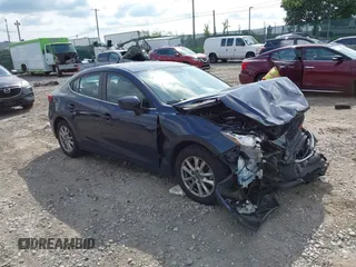 2015 Mazda 3 i Touring with VIN 3MZBM1V74FM232550, listed as a IAAI auction lot 42763338 with 55,507 mi miles and . Bid and sale history available at DreamBid. Image 1.
