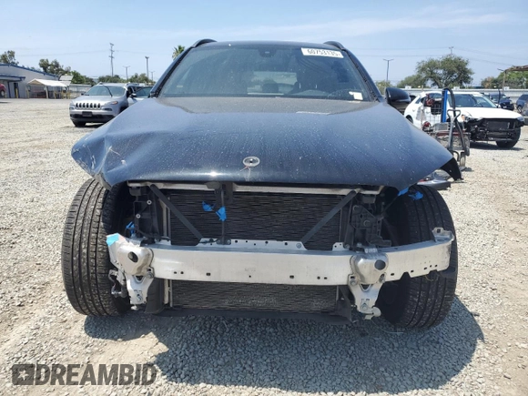 2020 Mercedes-Benz GLC 300 with VIN WDC0G8DB7LF741618, listed as a Copart auction lot 60753135 with 59,720 mi miles and Salvage title. Bid and sale history available at DreamBid. Image 5.