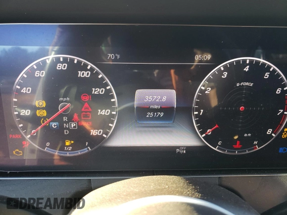 2020 Mercedes-Benz E-Class E 450 with VIN WDDZF6JB3LA742938, listed as a Copart auction lot 77774634 with 25,179 mi miles and Salvage Title. Bid and sale history available at carsss.com. Image 9.
