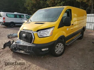 2022 Ford Transit Cargo with VIN 1FTBR1Y80NKA30321, listed as a Copart auction lot 75334804 with 37,637 mi miles and Salvage Title. Bid and sale history available at DreamBid. Image 1.