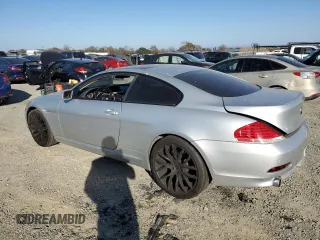 2005 BMW 6 Series 645Ci with VIN WBAEH73455B193325, listed as a Copart auction lot 42369205 with 0 mi miles and Salvage Title. Bid and sale history available at carsss.com. Image 2.