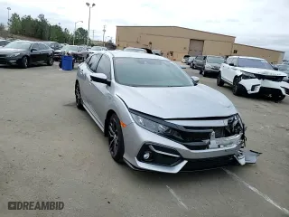 2021 Honda Civic Hatchback Sport with VIN SHHFK7H45MU222754, listed as a Copart auction lot 44038615 with 19,684 mi miles and Salvage Title. Bid and sale history available at carsss.com. Image 11.