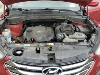 2016 Hyundai Santa Fe z VIN 5XYZTDLB7GG373317, wystawiony jako Copart lot #60394965 z przebiegiem 153 219 mil mil oraz Czysty tytuł • Clean title. Historia ofert i sprzedaży dostępna na DreamBid. Obrazek 12.