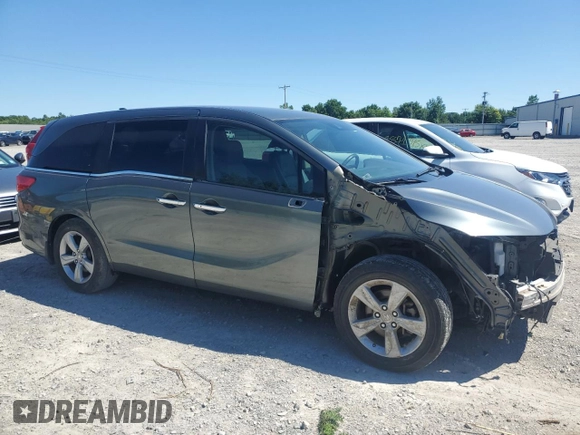 2019 Honda Odyssey EX с VIN 5FNRL6H55KB016040, выставлен на аукционе Copart как лот 64958225 с пробегом 105 428 миль миль и Списание • Salvage title. История ставок и продаж доступна на DreamBid. Изображение 4.