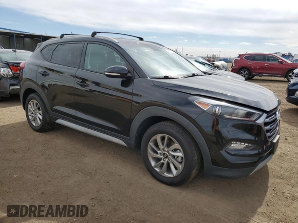 2017 Hyundai Tucson Sport with VIN KM8J3CA20HU506943, listed as a Copart auction lot 48129735 with 77,310 mi miles and Salvage Title. Bid and sale history available at DreamBid. Image 4.