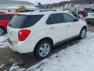 2015 Chevrolet Equinox LTZ with VIN 1GNALDEK7FZ132441, listed as a IAAI auction lot 41611145 with 107,141 mi miles. Bid and sale history available at carsss.com. Image 4.