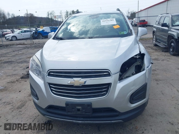 2015 Chevrolet Trax LT with VIN KL7CJRSB2FB171503, listed as a IAAI auction lot 41935289 with 115,880 mi miles and . Bid and sale history available at carsss.com. Image 12.