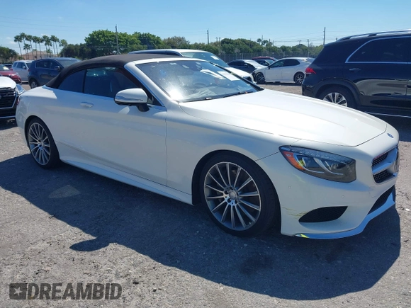 2017 Mercedes-Benz S 550 with VIN WDDXK8CBXHA017615, listed as a IAAI auction lot 41678109 with 107,618 mi miles and . Bid and sale history available at DreamBid. Image 1.