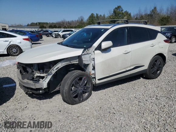 2019 Acura RDX w/A-Spec Pkg with VIN 5J8TC1H6XKL001145, listed as a Copart auction lot 48957235 with 104,742 mi miles and Clean Title. Bid and sale history available at carsss.com. Image 1.