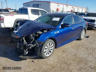 2018 Kia Optima S with VIN 5XXGT4L34JG194647, listed as a IAAI auction lot 41644732 with 122,107 mi miles. Bid and sale history available at carsss.com. Image 2.