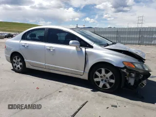 2008 Honda Civic LX with VIN JHMFA16568S001202, listed as a Copart auction lot 54562225 with 117,344 mi miles and Salvage Title. Bid and sale history available at DreamBid. Image 4.