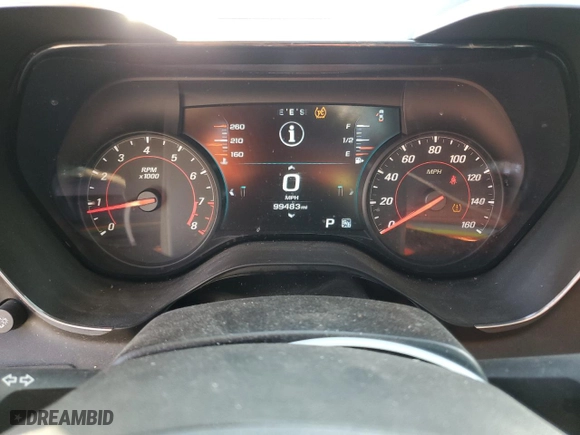 2016 Chevrolet Camaro 2LT with VIN 1G1FD1RX6G0186232, listed as a Copart auction lot 75932314 with 99,483 mi miles and Salvage Title. Bid and sale history available at carsss.com. Image 9.