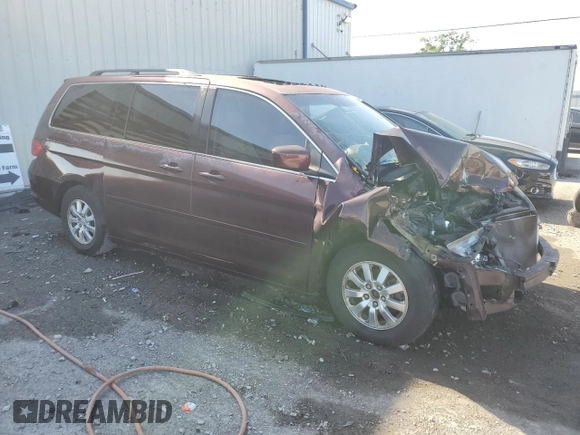 2008 Honda Odyssey EX-L with VIN 5FNRL38728B022788, listed as a Copart auction lot 52721625 with 0 mi miles and Salvage Title. Bid and sale history available at carsss.com. Image 4.