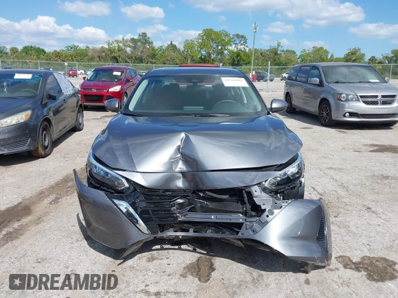 2024 Nissan Sentra S with VIN 3N1AB8BV7RY390221, listed as a IAAI auction lot 41944821 with 11,852 mi miles and . Bid and sale history available at DreamBid. Image 12.