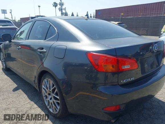 2007 Lexus IS 250 with VIN JTHBK262772051192, listed as a IAAI auction lot 42593448 with 165,913 mi miles and . Bid and sale history available at DreamBid. Image 3.