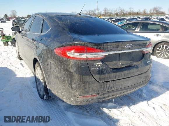 2017 Ford Fusion SE with VIN 3FA6P0HD8HR251153, listed as a IAAI auction lot 41580390 with 109,758 mi miles. Bid and sale history available at carsss.com. Image 3.