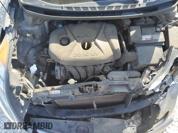 2013 Hyundai Elantra Limited with VIN 5NPDH4AE7DH202368, listed as a Copart auction lot 52707695 with 105,956 mi miles and Salvage Title. Bid and sale history available at DreamBid. Image 13.