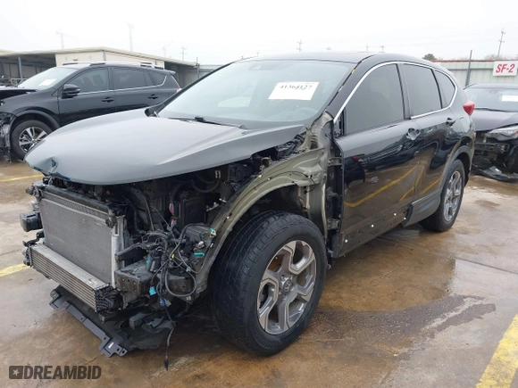 2019 Honda CR-V EX with VIN 7FARW1H54KE028680, listed as a IAAI auction lot 41364127 with 54,563 mi miles. Bid and sale history available at carsss.com. Image 20.