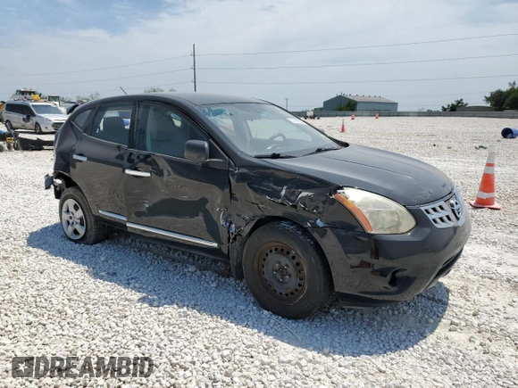 2013 Nissan Rogue S with VIN JN8AS5MT9DW501170, listed as a Copart auction lot 53796655 with 148,086 mi miles and Salvage Title. Bid and sale history available at DreamBid. Image 4.